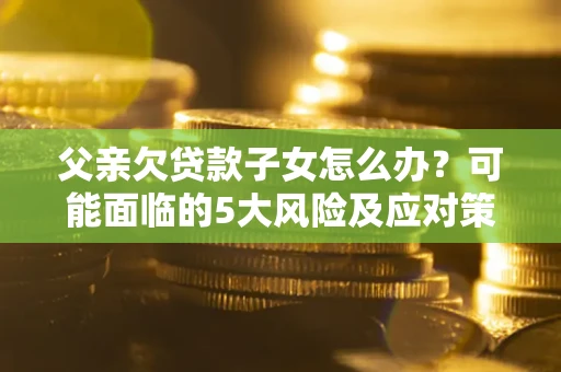 北京父亲欠贷款子女怎么办？可能面临的5大风险及应对策略