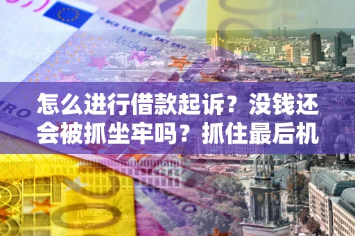 北京怎么进行借款起诉？没钱还会被抓坐牢吗？抓住最后机会！