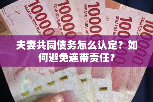 北京夫妻共同债务怎么认定？如何避免连带责任？