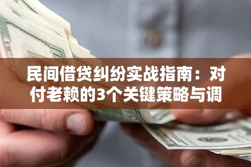 北京民间借贷纠纷实战指南：对付老赖的3个关键策略与调解盲区解析