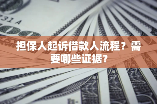 北京担保人起诉借款人流程？需要哪些证据？